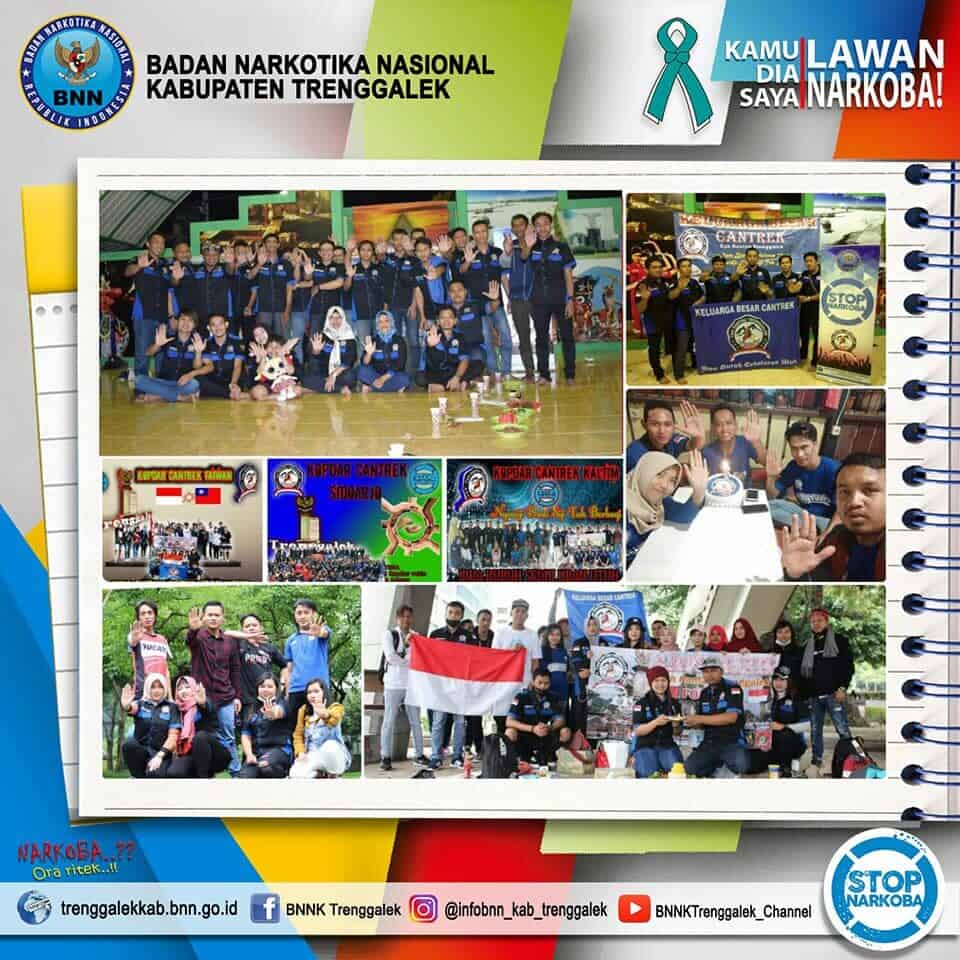Dukungan Dulur-dulur CANTREK atas Kampanya Stop Narkoba Mandiri