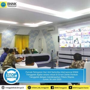 PERINGATAN HANI TAHUN 2020 VIRTUAL BNNK TRENGGALEK