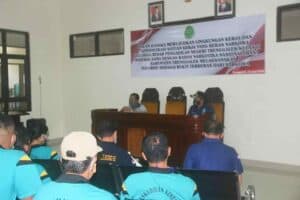 Screening Tes Urin bagi Pegawai di Kantor Pengadilan Negeri Trenggalek