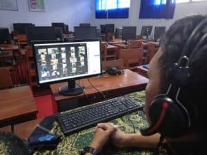 Sosialisasi Bahaya Narkoba secara Virtual dalam mengisi kegiatan MPLS SMK Kesehatan Brawijaya Husada Trenggalek