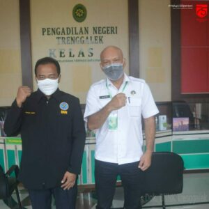 Kepala BNNK Trenggalek melakukan Kunjungan di Pengadilan Negeri Trenggalek