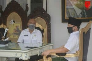 Kepala BNNK Trenggalek Bersilaturahmi dengan Bupati Trenggalek