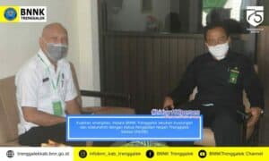 Kepala BNNK Trenggalek melakukan Kunjungan di Pengadilan Negeri Trenggalek