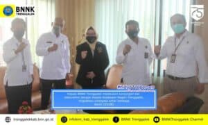 Kepala BNNK Trenggalek Melaksanakan Audiensi, sekaligus Bersilaturahmi dengan Kepala Kejaksaan Negeri Trenggalek