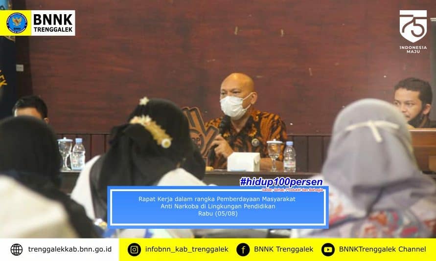 Rapat Kerja dalam rangka Pemberdayaan Masyarakat Anti Narkoba di Lingkungan Pendidikan