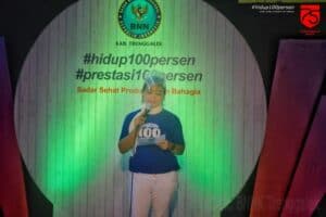 Produktif di Masa Pandemi BNNK Trenggalek mengadakan Konser Virtual Hidup 100 Persen