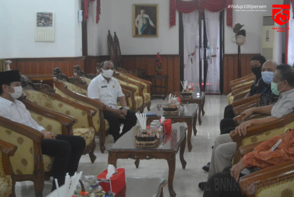 Audiensi Sekaligus Silatirahmi Dirut Informasi dan Edukasi Deputi Bidang Pencegahan BNN RI dengan Bupati Trenggalek