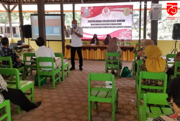 Penyuluhan Hukum pada Masyarakat bersama Bagian Hukum Setda Kabupaten Trenggalek