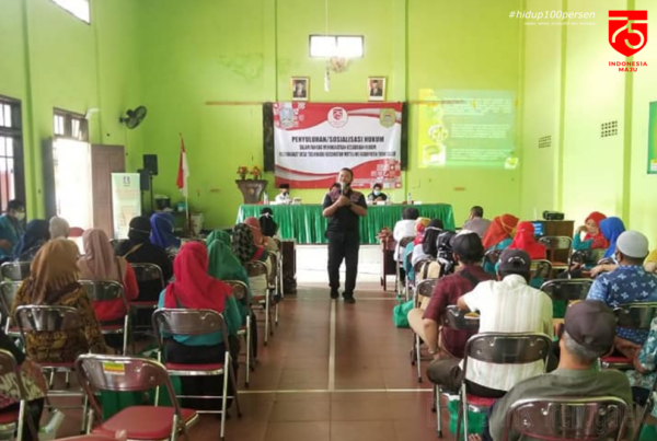 Penyuluhan Hukum pada Masyarakat Desa Tasikmadu, Kecamatan Watulimo