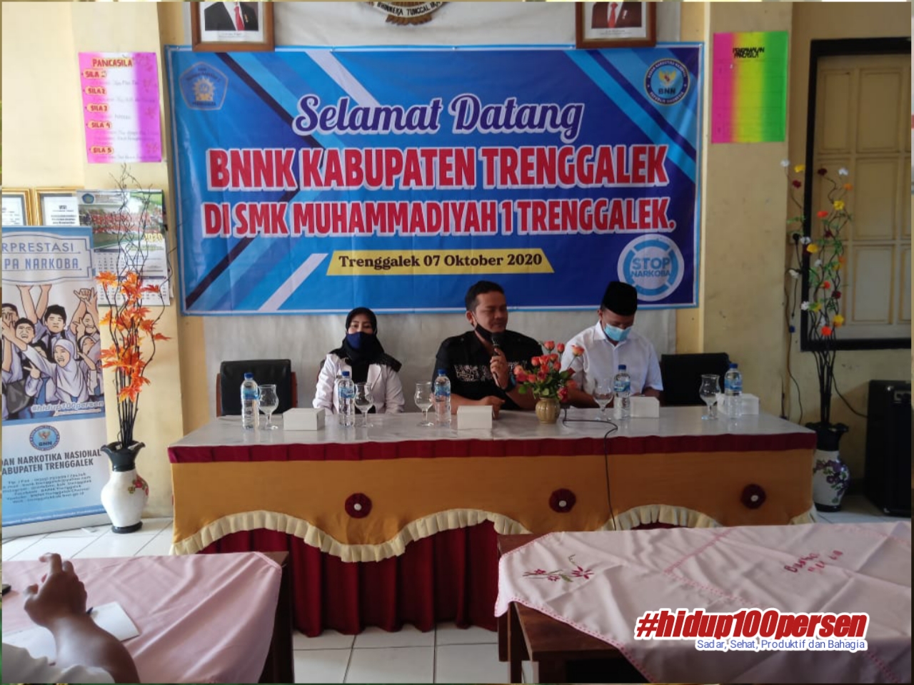 Monitoring Pemberdayaan Masyarakat di Lingkungan Pendidikan dengan mengunjungi Sekolah SMK Muhammadiyah 1 Trenggalek