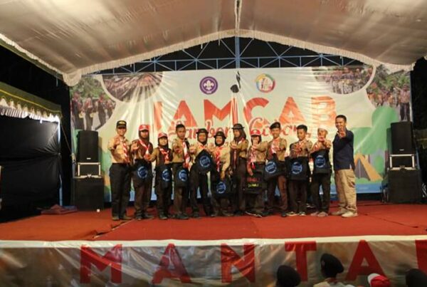 Kegiatan Desiminasi P4GN melalui Insert Konten pada Penutupan Jambore Cabang (JAMCAB) Pramuka Trenggalek 2019