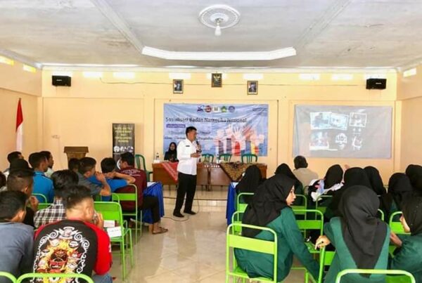 Sosialisasi Bahaya Narkoba kepada remaja yang ada di Desa Kembangan, Kecamatan Pule