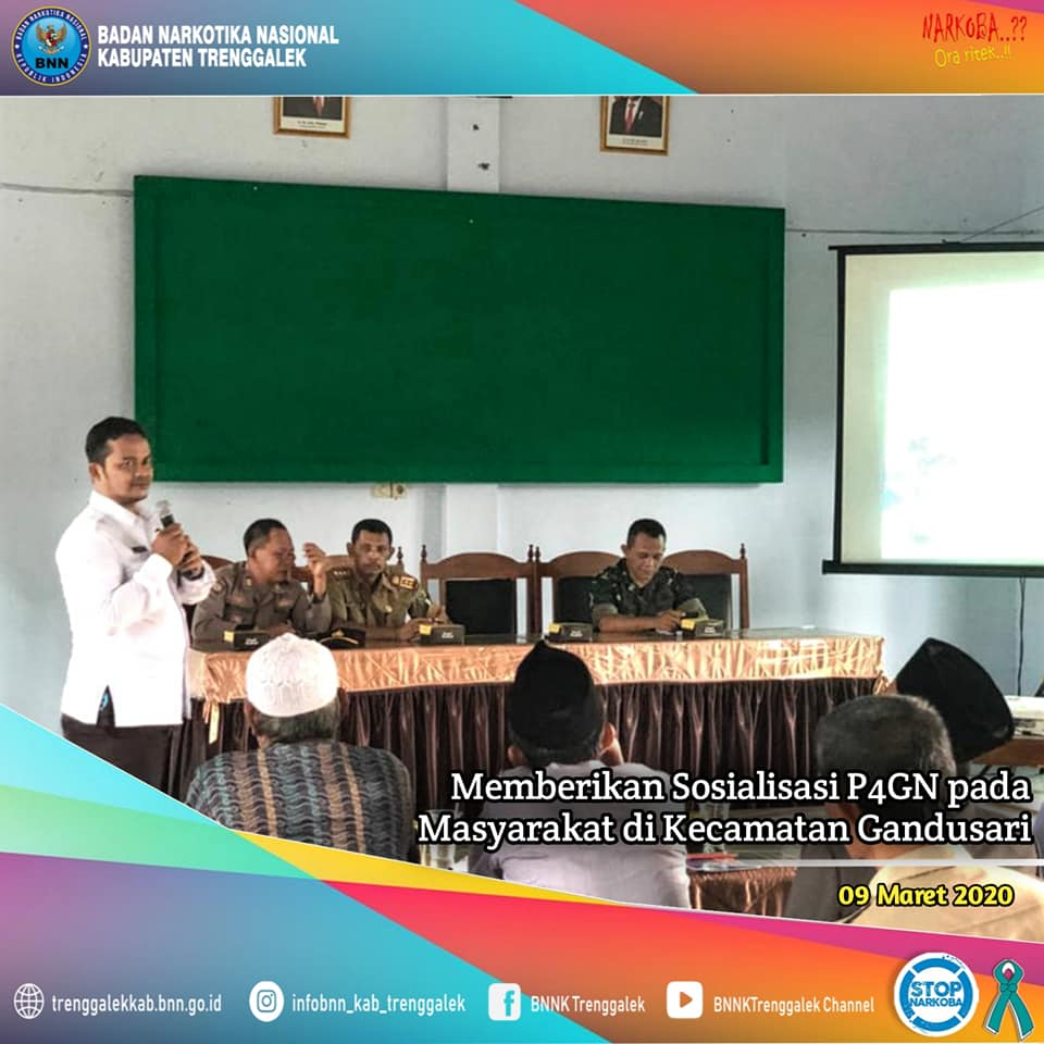 MEMBERIKAN SOSIALISASI P4GN PADA MASYARAKAT DI KECAMATAN GANDUSARI