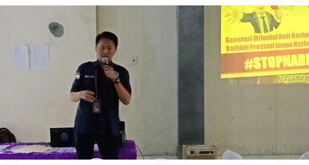 Sosialisasi Bahaya Narkoba dalam Kegiatan Latih Dasar Kepemimpinan (LDK) di MTsN 5 Trenggalek