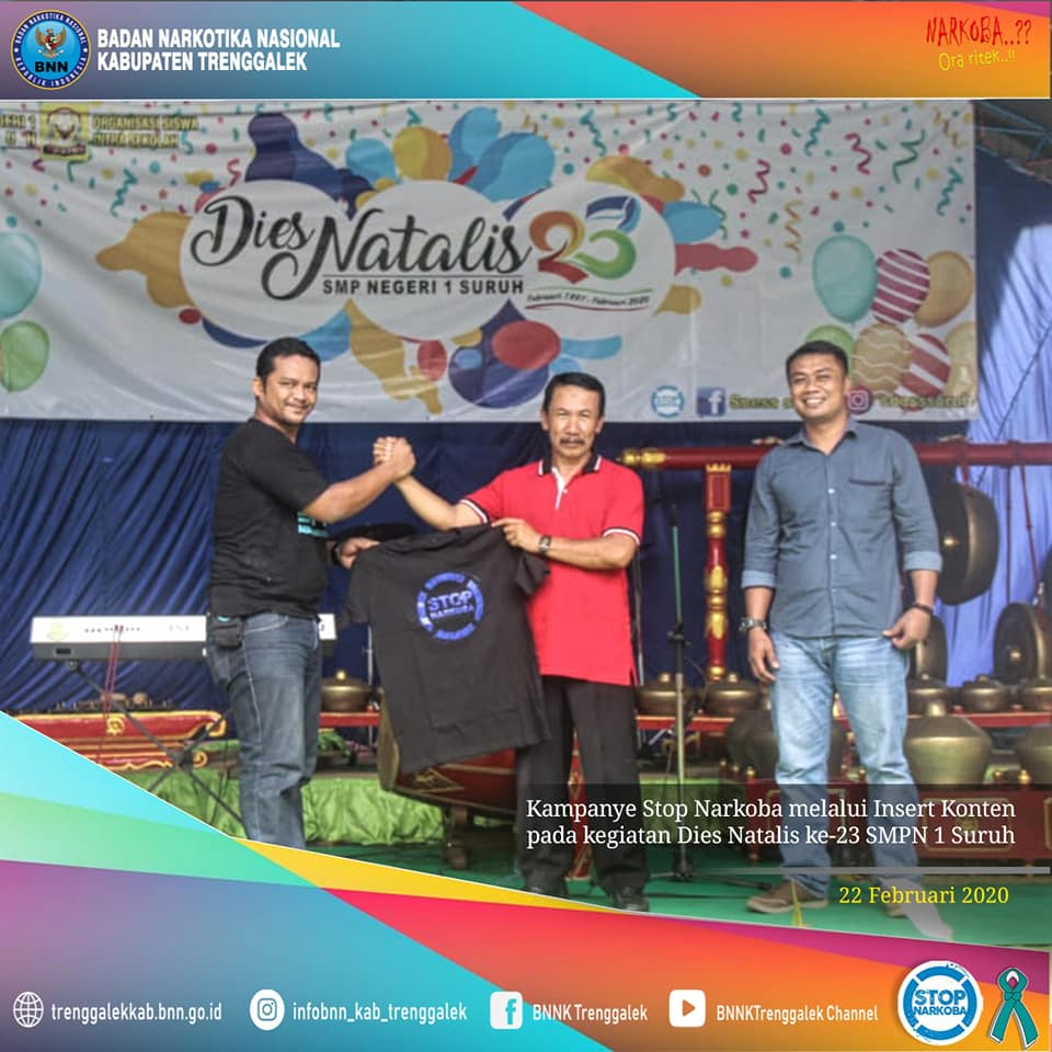 INSERT KONTEN PADA KEGIATAN DIESNATALIS KE-22 SMPN 1 SURUH