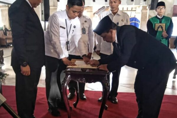 Pelantikan Bpk. Trikoranto, S.E. menjadi KaSubBag Umum BNNK Trenggalek