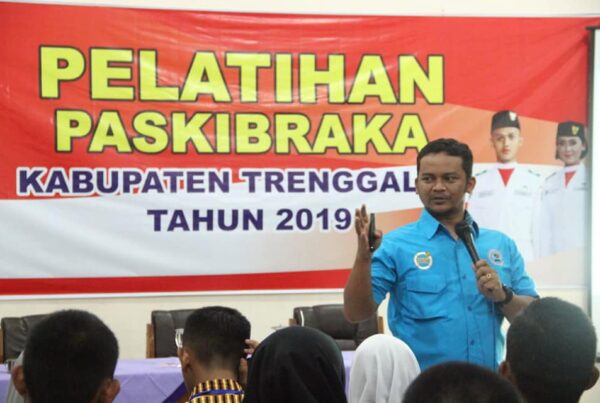 Sosialisasi Bahaya Narkoba pada Kegiatan Pelatihan Paskibra Kabupaten Trenggalek Tahun 2019