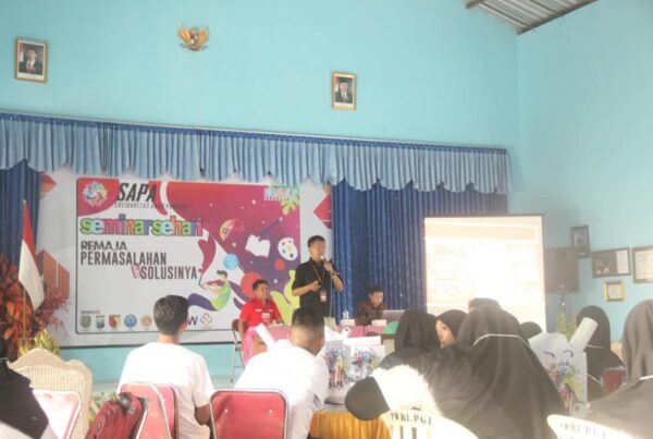 SOSIALISASI BAHAYA PENYALAHGUNAAN NARKOBA PADA KEGIATAN SEMINAR SEHARI PERMASALAHAN REMAJA BERSAMA "SAPA" PANGGUL
