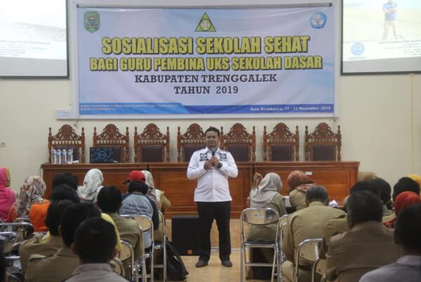 Sinergi Dengan DISDIKPORA Kabupaten Trenggalek, BNNK Sampaikan Strategi Pencegahan Bahaya Narkoba di Lingkungan Sekolah