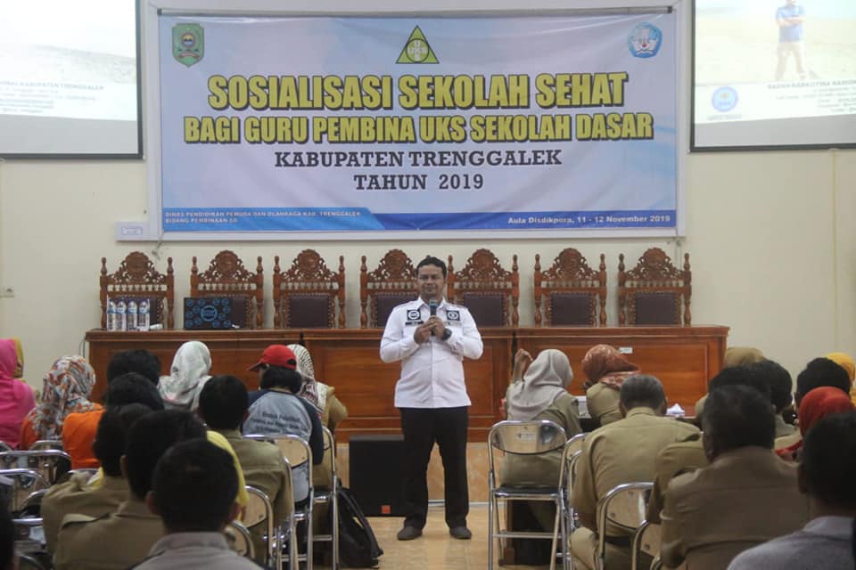 Sinergi Dengan DISDIKPORA Kabupaten Trenggalek, BNNK Sampaikan Strategi Pencegahan Bahaya Narkoba di Lingkungan Sekolah Sinergi Dengan DISDIKPORA Kabupaten Trenggalek, BNNK Sampaikan Strategi Pencegahan Bahaya Narkoba di Lingkungan Sekolah
