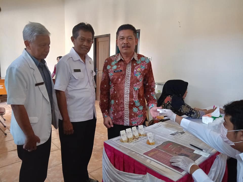 TES URIN BAGI PEJABAT DISDIKPORA KABUPATEN TRENGGALEK