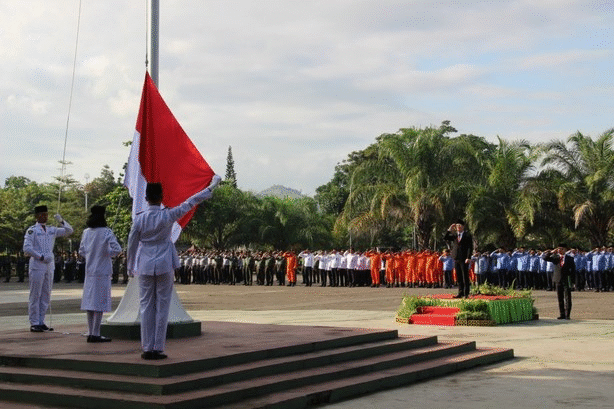 Mengikuti Upacara Bendera Memperingati Hari Kebangkitan Nasional ke-111 tahun 2019 bersama Pemerintah Kabupaten Trenggalek