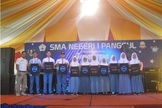 Insert Konten BNNK Trenggalek pada Event SMANEPA ART FESTIVAL 2019 SMAN 1 Panggul