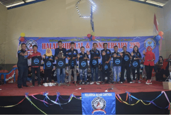 Kampanye Stop Narkoba pada Ajang Halal Bihalal sekaligus Perayaan 2nd Anniversary Komunitas Penggiat Anti Narkoba CAH RANTAU TRENGGALEK (CANTREK)