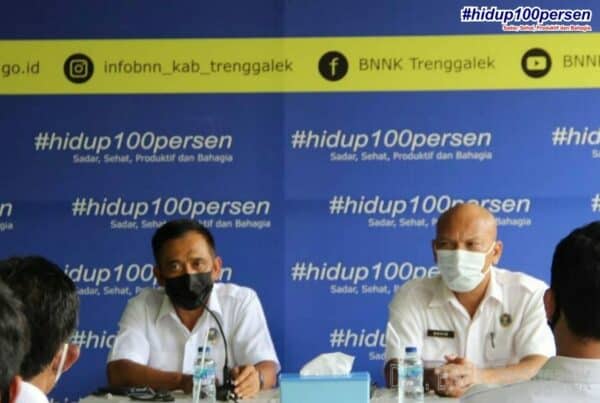 Kunjungan Kerja Kepala BNNP Jawa Timur di BNNK Trenggalek
