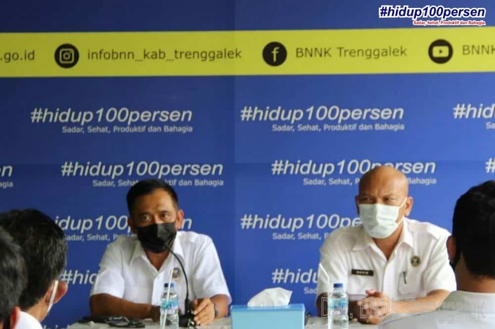 Kunjungan Kerja Kepala BNNP Jawa Timur di BNNK Trenggalek