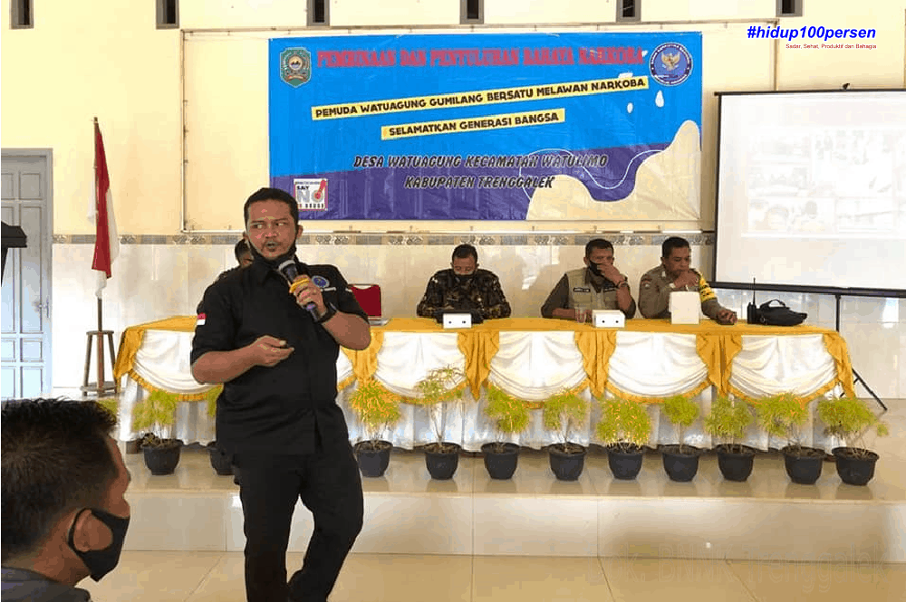 Sosialisasi Bahaya Narkoba kepada Masyarakat di Desa Watuagung