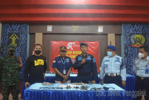 BNNK TRENGGALEK RAZIA RUTAN BERSAMA APARAT PENEGAK HUKUM