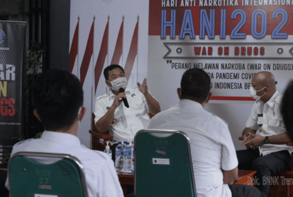 KUNJUNGAN DAN ARAHAN KEPALA BNNP JAWA TIMUR DI BNNK TRENGGALEK