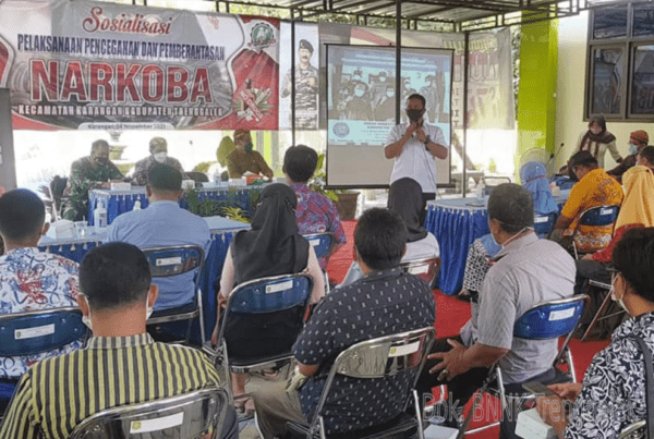SOSIALISASI PENYALAHGUNAAN NARKOBA DI KECAMATAN KARANGAN
