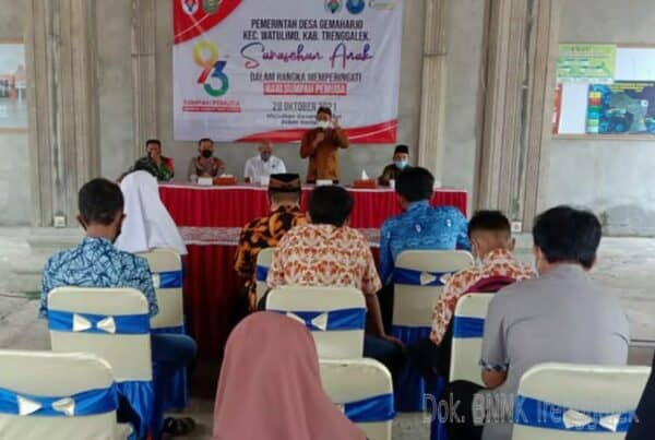 Sosialisasi P4GN pada Kegiatan Sarasehan Anak di Desa Gemaraharjo