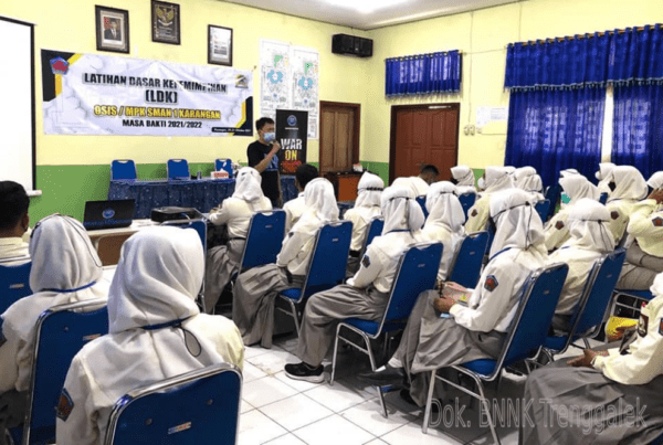 Sosialisasi P4GN pada Kegiatan LDK Pengurus MPK/OSIS SMA Negeri 1 Karangan