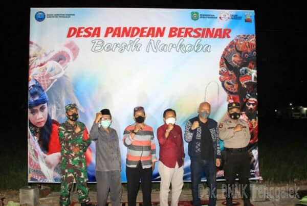 BNNK TRENGGALEK LAUNCHING DESA PANDEAN “BERSINAR” DI PASAR KAWASAN UMKM DESA PANDEAN