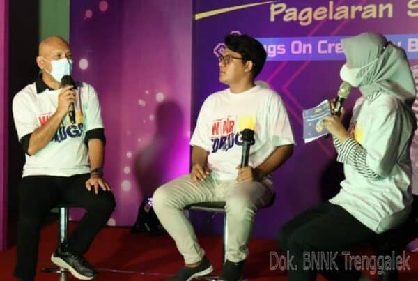 HUT BNN ke-20, BNNK Trenggalek gelar TALKSHOW DAN PAGELARAN SENI VIRTUAL “Drugs On Creativity Booster Or Disaster?”