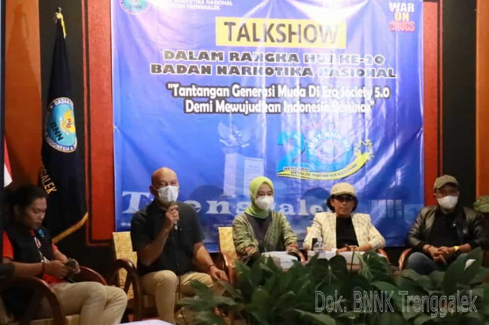 MENGISI PERINGATAN HUT BNN RI KE – 20, BNNK TRENGGALEK GELAR TALKSHOW REMAJA MENGISI PERINGATAN HUT BNN RI KE – 20, BNNK TRENGGALEK GELAR TALKSHOW REMAJA