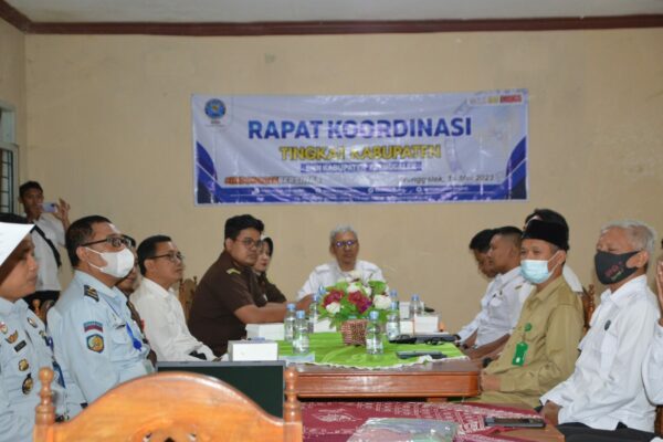 OPTIMALKAN UPAYA P4GN, BNNK TRENGGALEK GELAR RAKOR ANTAR WILAYAH KABUPATEN