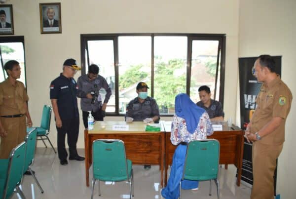 TES URIN BAGI CALON PASKIBRAKA KABUPATEN TRENGGALEK UNTUK SELEKSI TINGKAT PROV. JATIM
