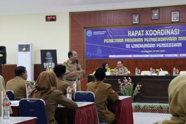RAPAT KOORDINASI PEMETAAN PROGRAM PEMBERDAYAAN MASYARAKAT DI LINGKUNGAN PENDIDIKAN