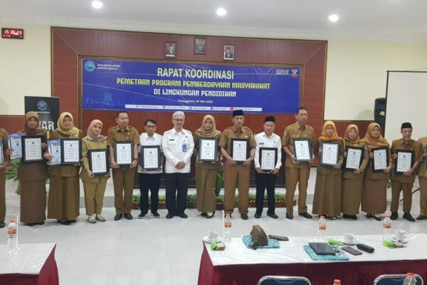 RAPAT KOORDINASI PEMETAAN PROGRAM PEMBERDAYAAN MASYARAKAT DI LINGKUNGAN PENDIDIKAN