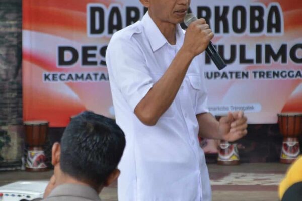 BNNK TRENGGALEK DUKUNG PROGRAM KAMPUNG BERSIH NARKOBA POLRES TRENGGALEK