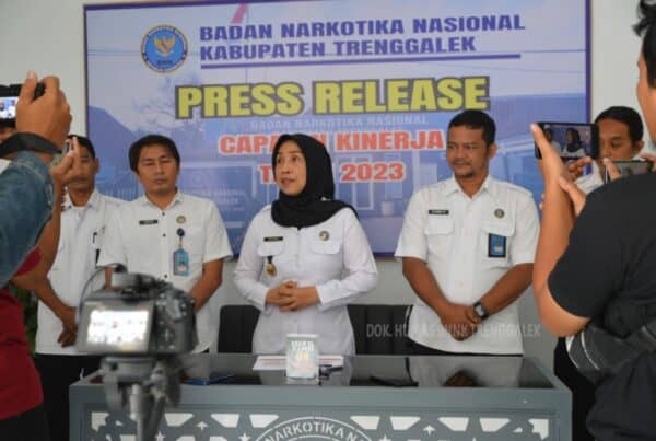 Press Release Capaian Kinerja BNNK Trenggalek Tahun 2023
