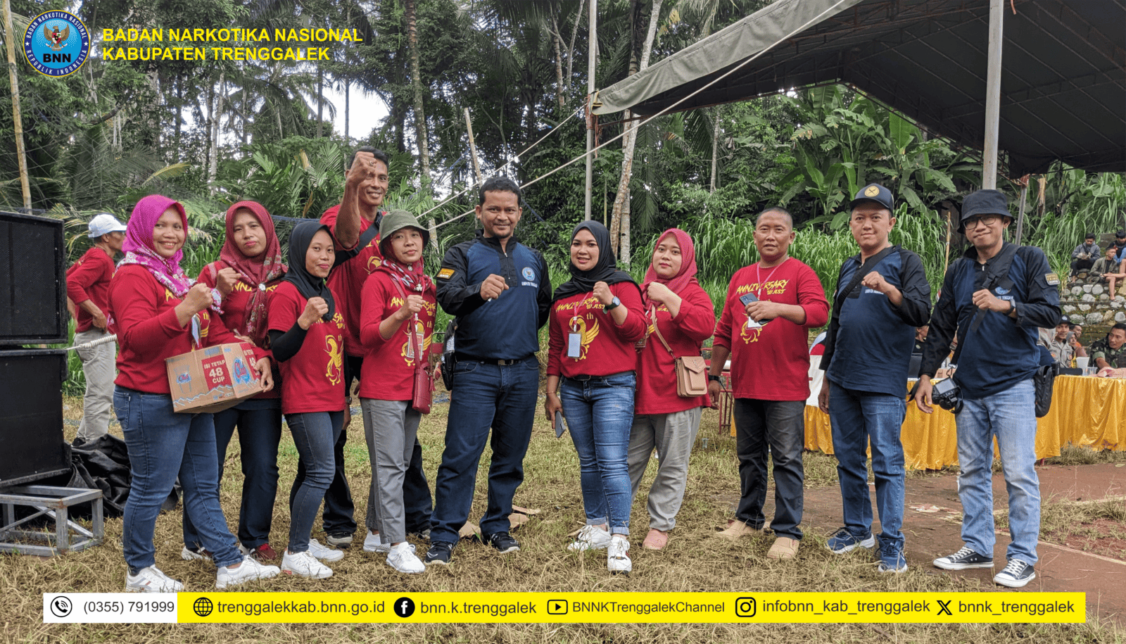 BNNK Trenggalek Menghadiri Anniversary WAST ke-8
