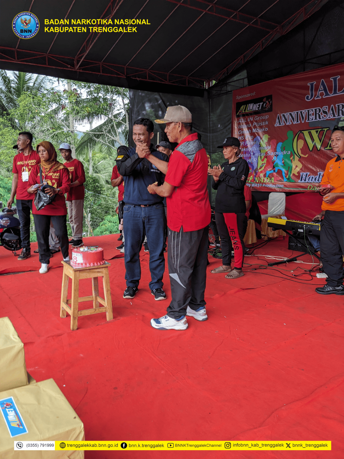 BNNK Trenggalek Menghadiri Anniversary WAST ke-8