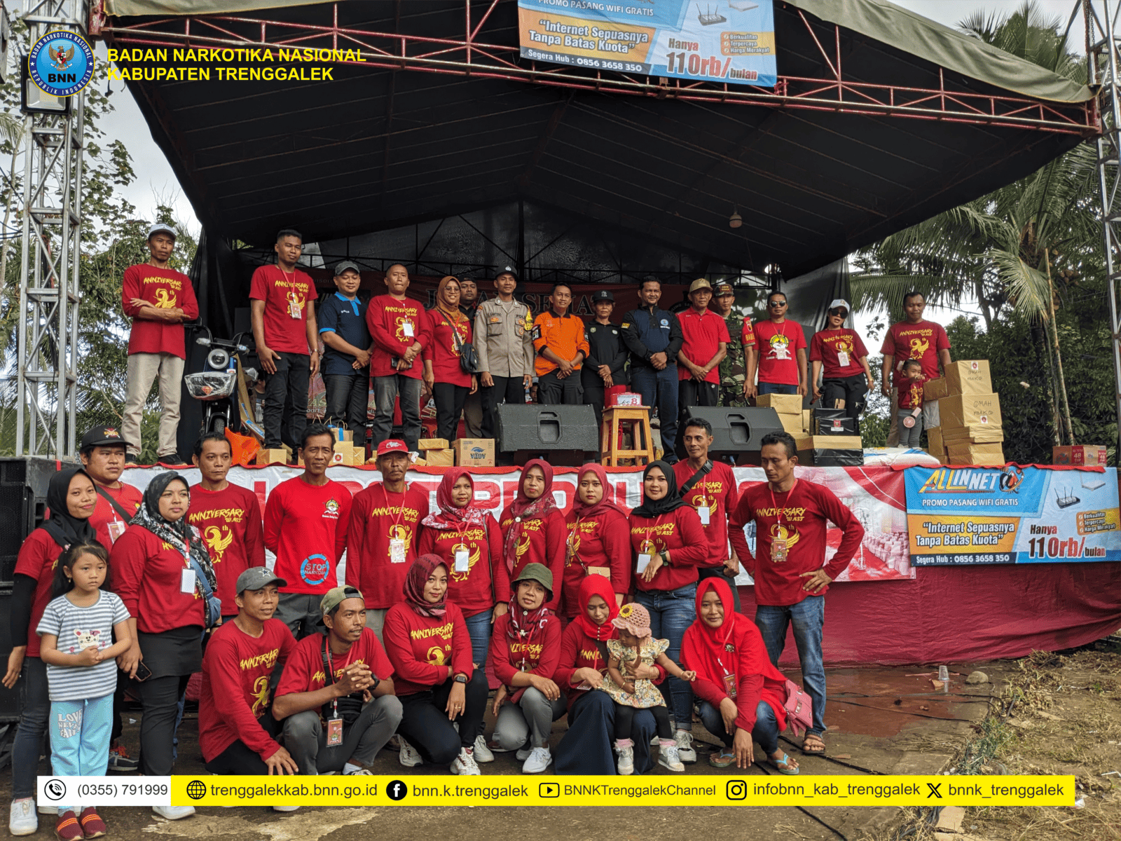BNNK Trenggalek Menghadiri Anniversary WAST ke-8