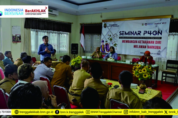 SEMINAR P4GN & TES URIN BAGI KADES PERANGKAT DESA DI WILAYAH KECAMATAN DURENAN