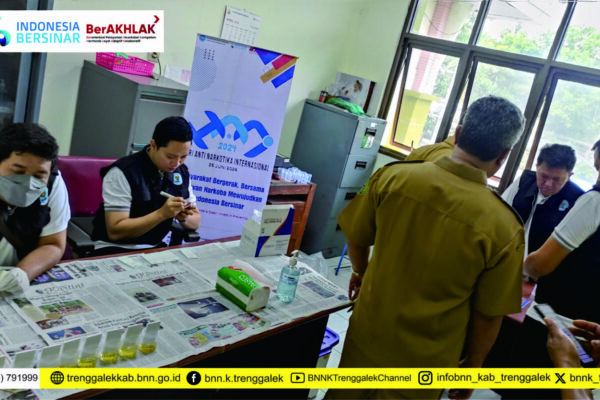 SEMINAR P4GN & TES URIN BAGI KADES PERANGKAT DESA DI WILAYAH KECAMATAN DURENAN
